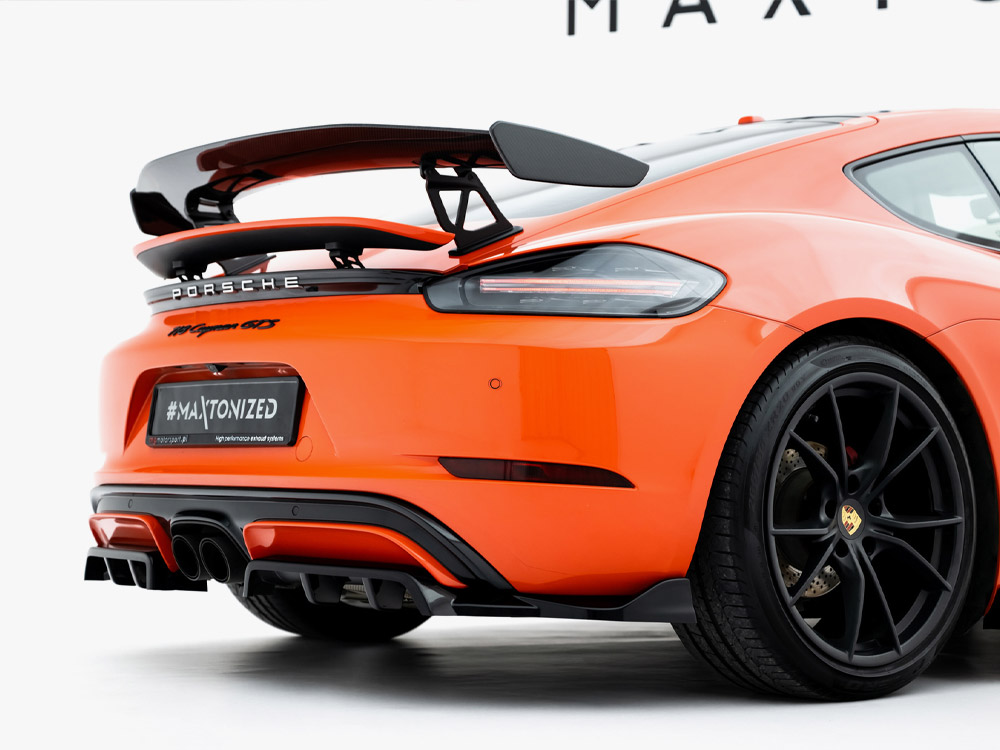 Rear Splitter (Vertical Bars) Porsche 718 Cayman GTS 982c - 3 