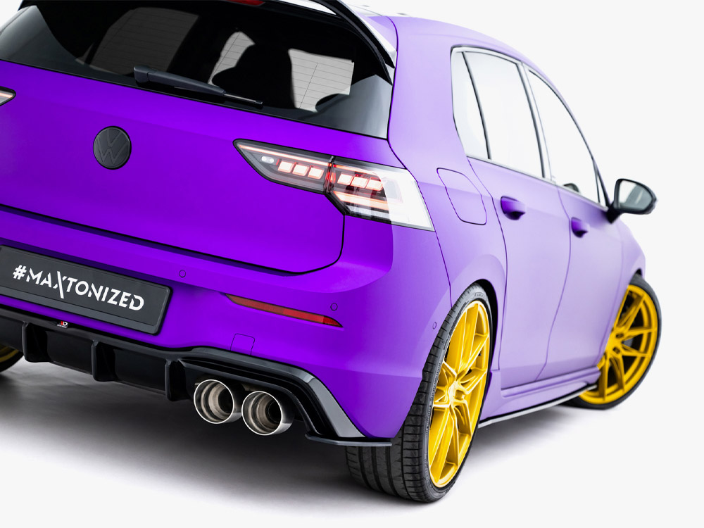 Street PRO Rear Side Splitters V.2 Volkswagen Golf R Mk8 / Mk8 Facelift - 3 
