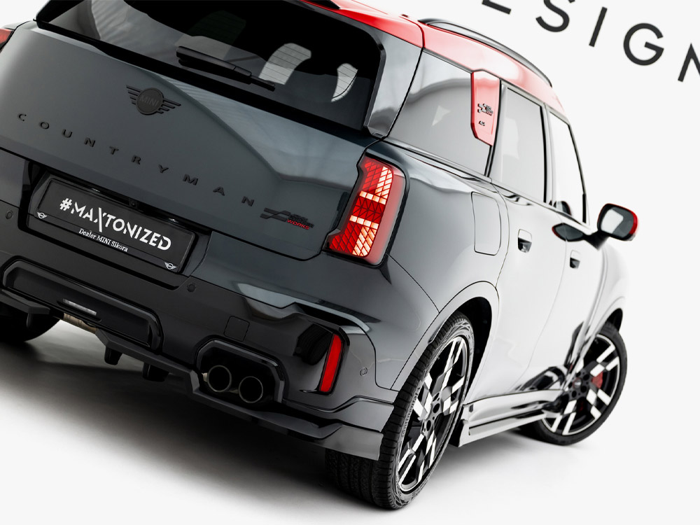 Rear Splitter (Vertical Bars) Mini Countryman JCW U25 - 4 