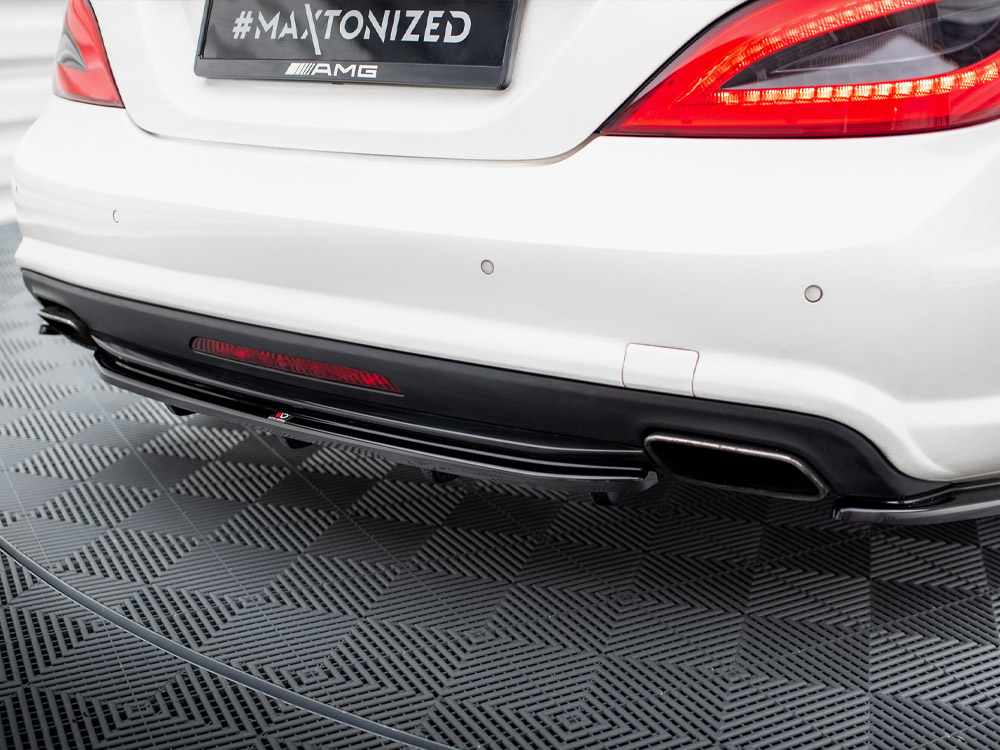 Rear Splitter (Vertical Bars) Mercedes-Benz CLS AMG-Line C218 - 3 