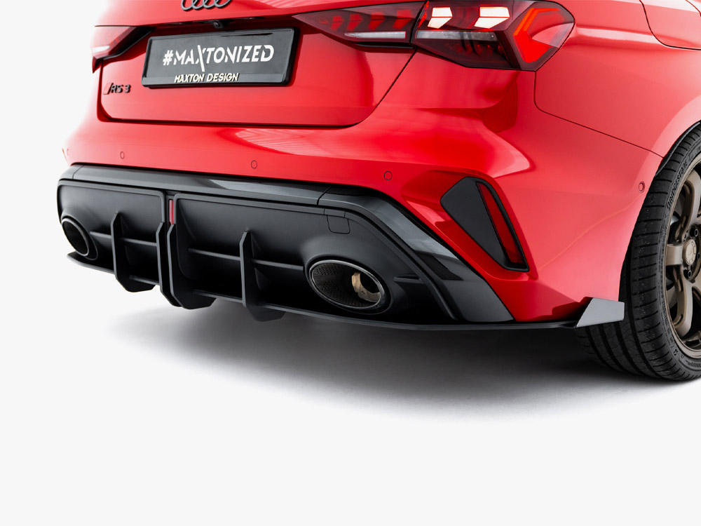 Street PRO Rear Diffuser + Flaps Audi RS3 Sedan 8Y Facelift - 3 