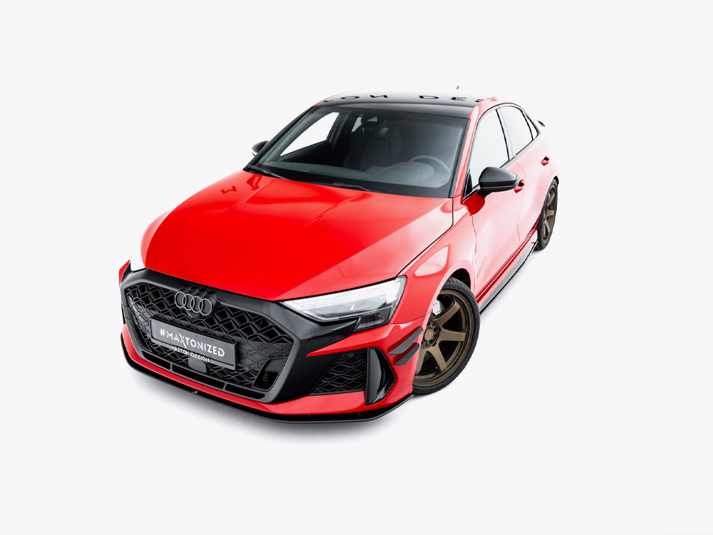 Street PRO Front Splitter Audi RS3 Sedan 8Y Facelift - 3 