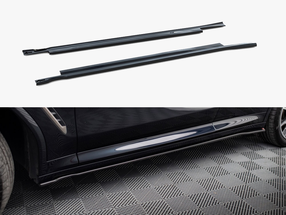 Side Skirts Diffusers V.1 BMW X4 M-Pack G02 - 1 