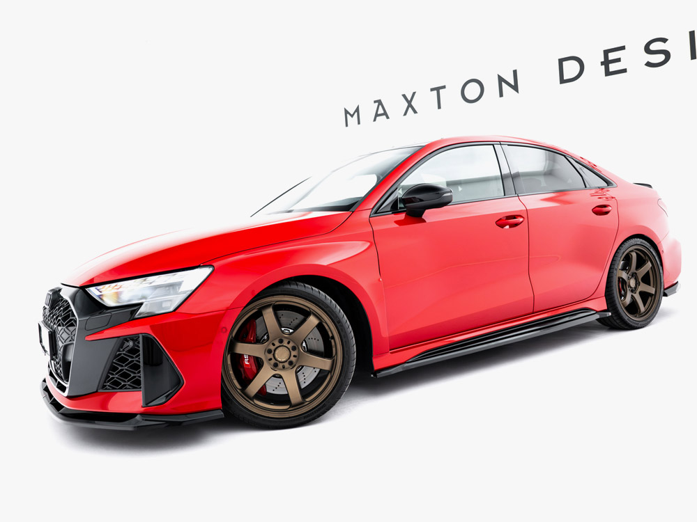 Side Skirts Diffusers V.1 Audi RS3 Sedan 8Y / 8Y Facelift - 2 