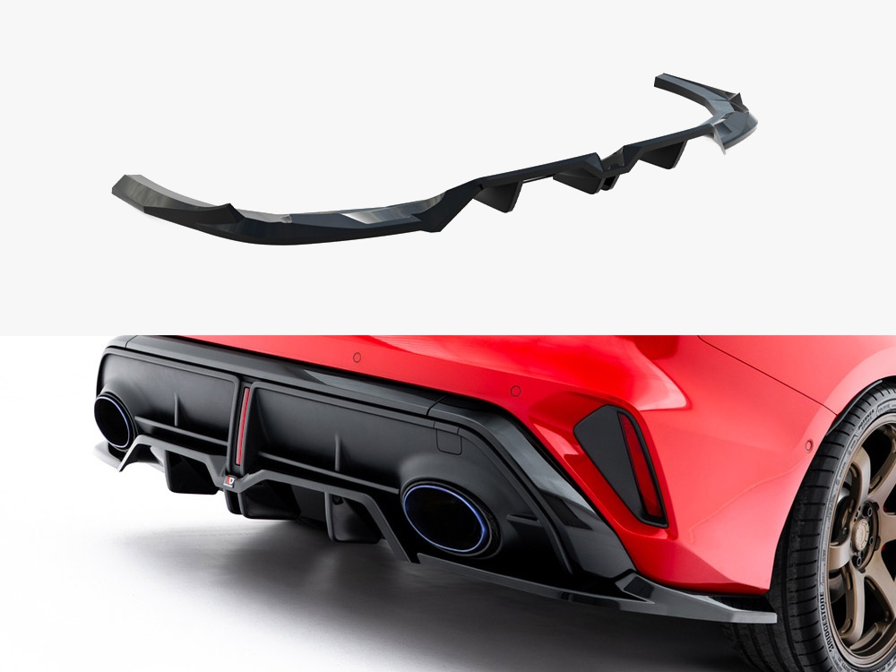 Rear Splitter (Vertical Bars) V.1 Audi RS3 Sedan 8Y Facelift - 1 