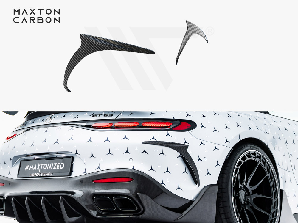 Prepreg Rear Bumper Carbon Canards Mercedes-AMG GT 63 C192 - 1 