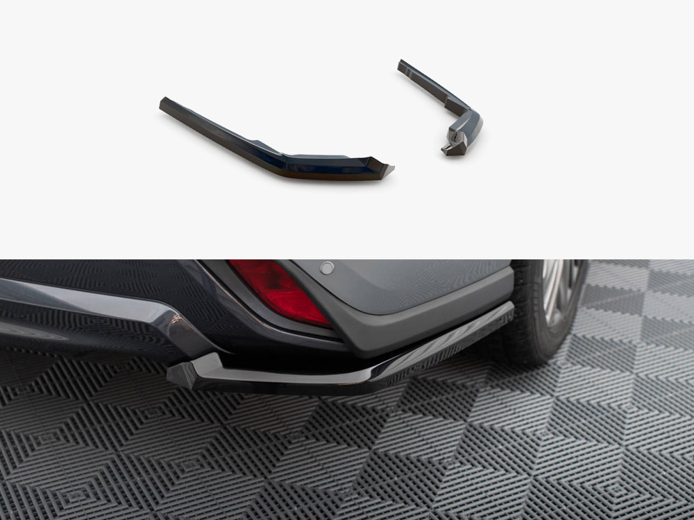 Rear Side Splitters Toyota Highlander Mk4 - 1 