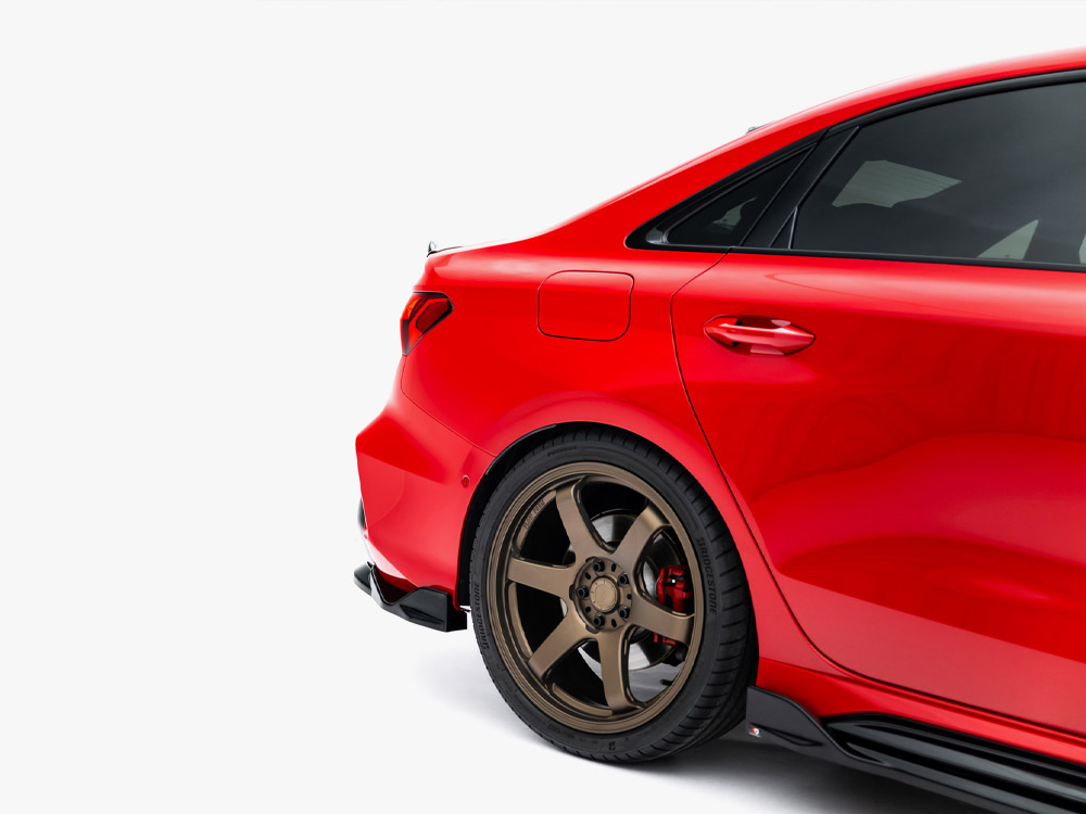 Rear Splitter (Vertical Bars) V.2 Audi RS3 Sedan 8Y Facelift - 6 