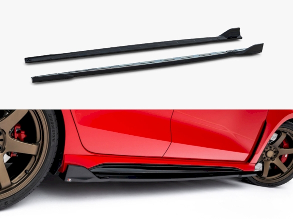 Side Skirts Diffusers V.2 Audi RS3 Sedan 8Y / 8Y Facelift