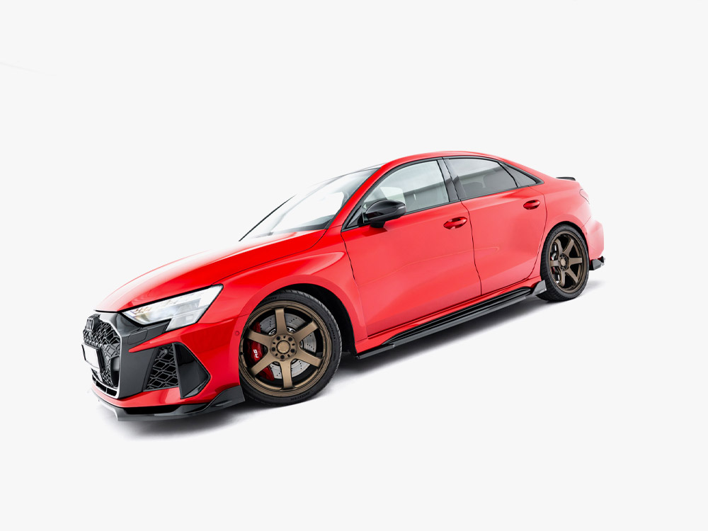 Side Skirts Diffusers V.2 Audi RS3 Sedan 8Y / 8Y Facelift - 2 