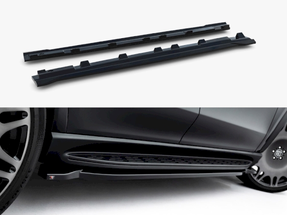 Side Skirts Diffusers Mercedes-Benz GLS AMG-Line X167 Facelift