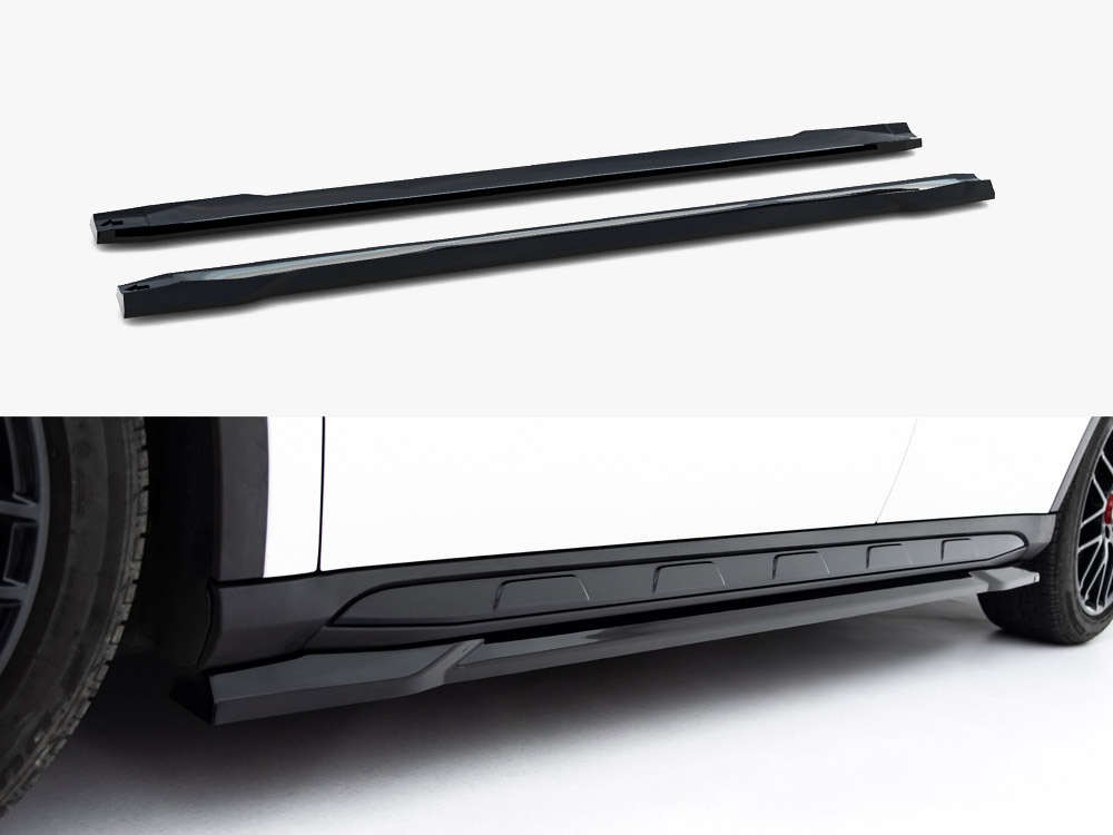 Side Skirts Diffusers Mercedes-Benz GLA 45 AMG X156 Facelift - 1 