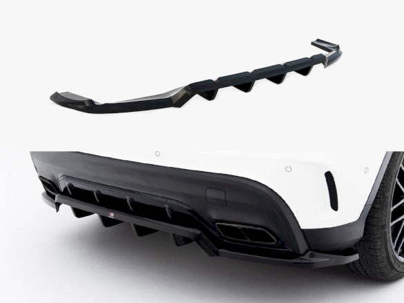 Rear Splitter (Vertical Bars) Mercedes-Benz GLA 45 AMG X156 Facelift