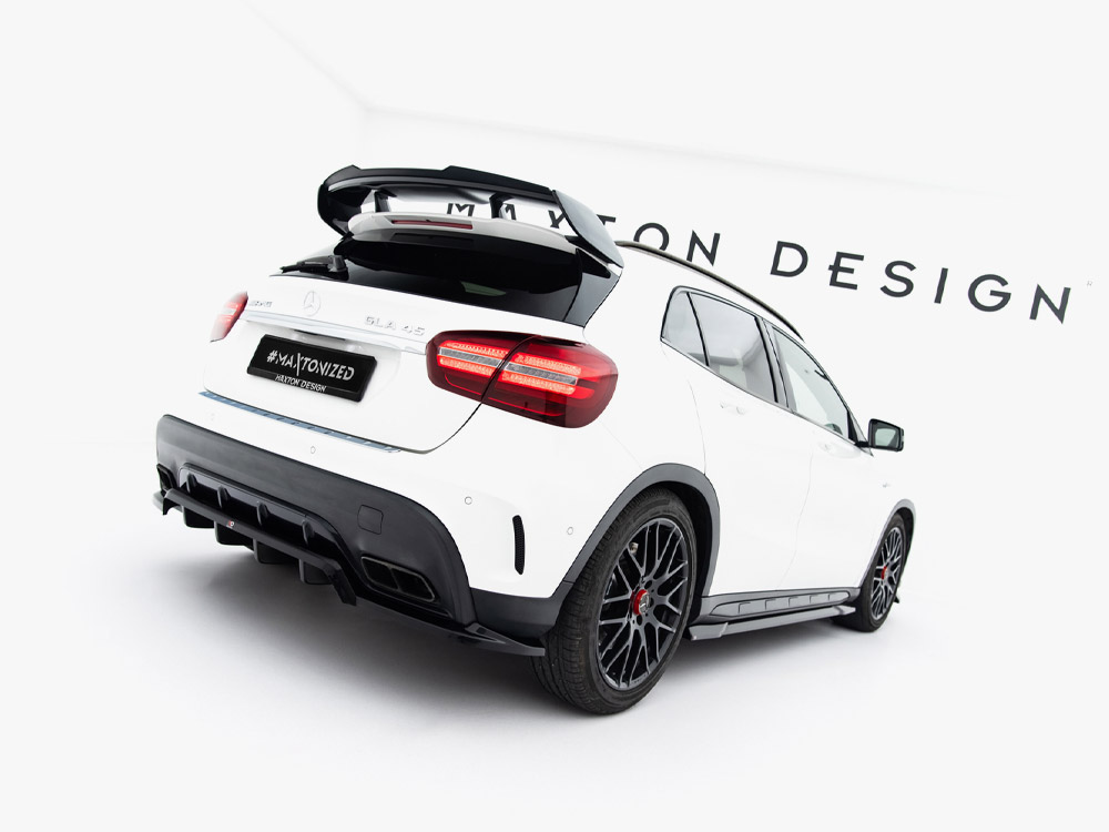 Rear Splitter (Vertical Bars) Mercedes-Benz GLA 45 AMG X156 Facelift - 2 