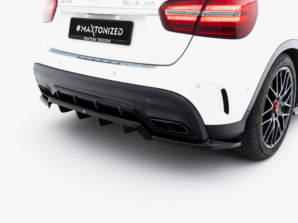Rear Splitter (Vertical Bars) Mercedes-Benz GLA 45 AMG X156 Facelift - 4 