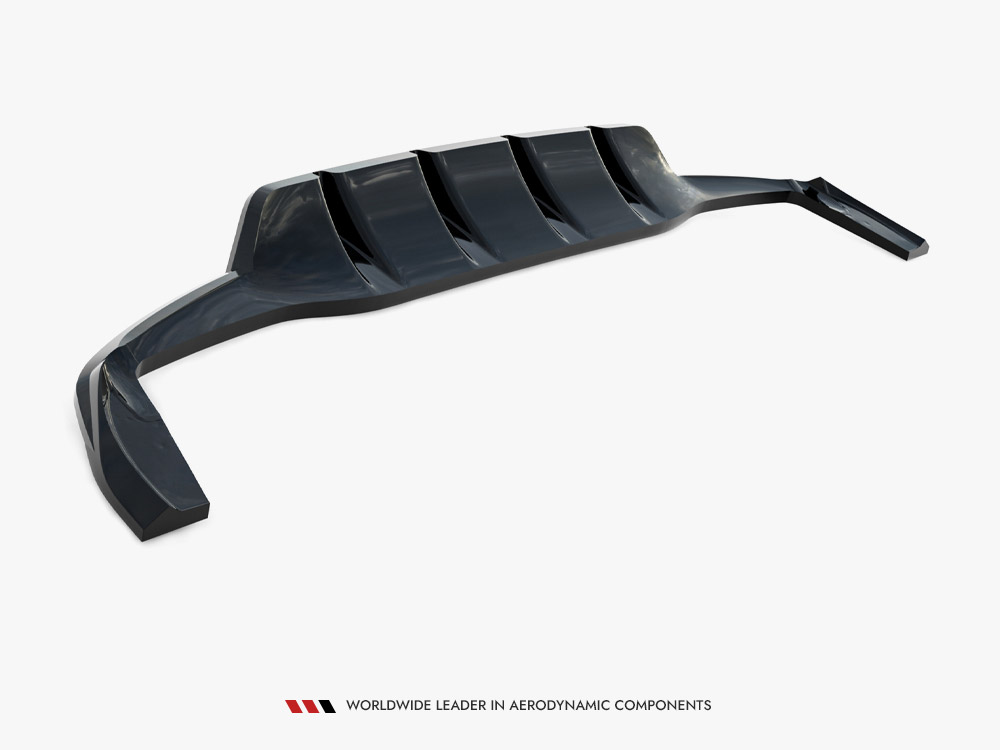 Rear Splitter (Vertical Bars) Mercedes-Benz GLA 45 AMG X156 Facelift - 7 