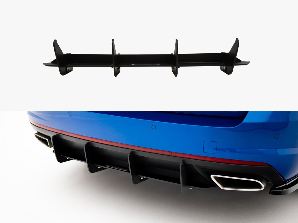 Rear Diffuser Skoda Octavia VRS Mk3 / Mk3 FL Hatchback / Estate - 1 