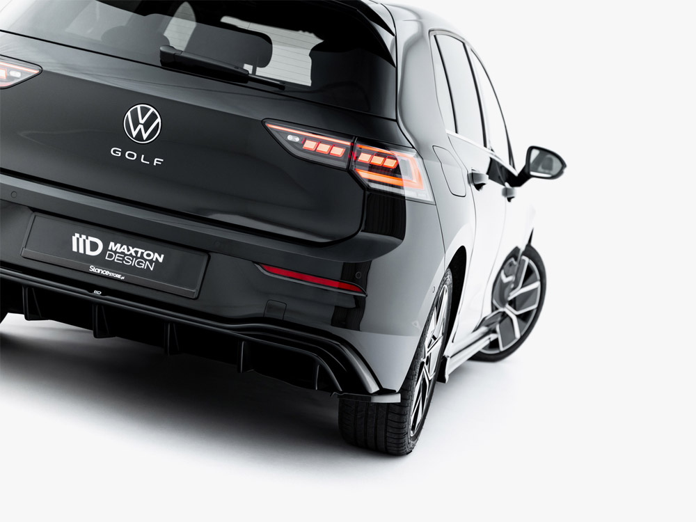 Rear Side Splitters compatible with Volkswagen Golf Hatchback Mk8 Facelift - 4 