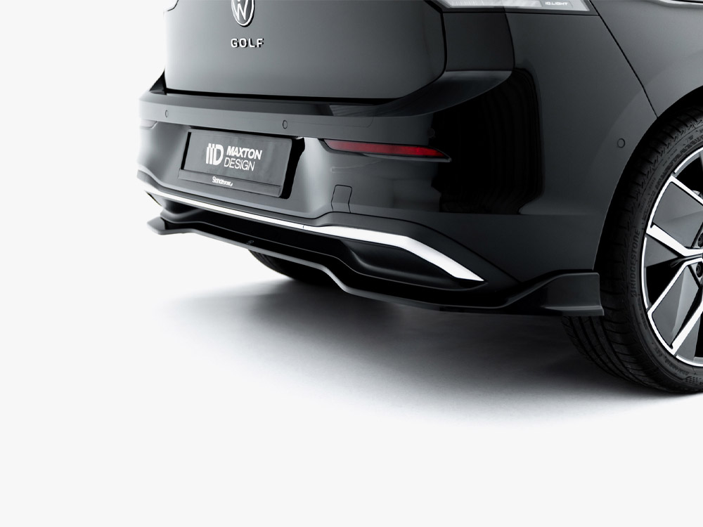 Rear Splitter compatible with Volkswagen Golf Mk8 Facelift - 3 