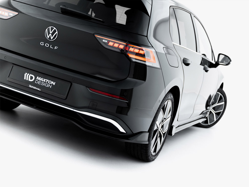 Rear Splitter compatible with Volkswagen Golf Mk8 Facelift - 5 