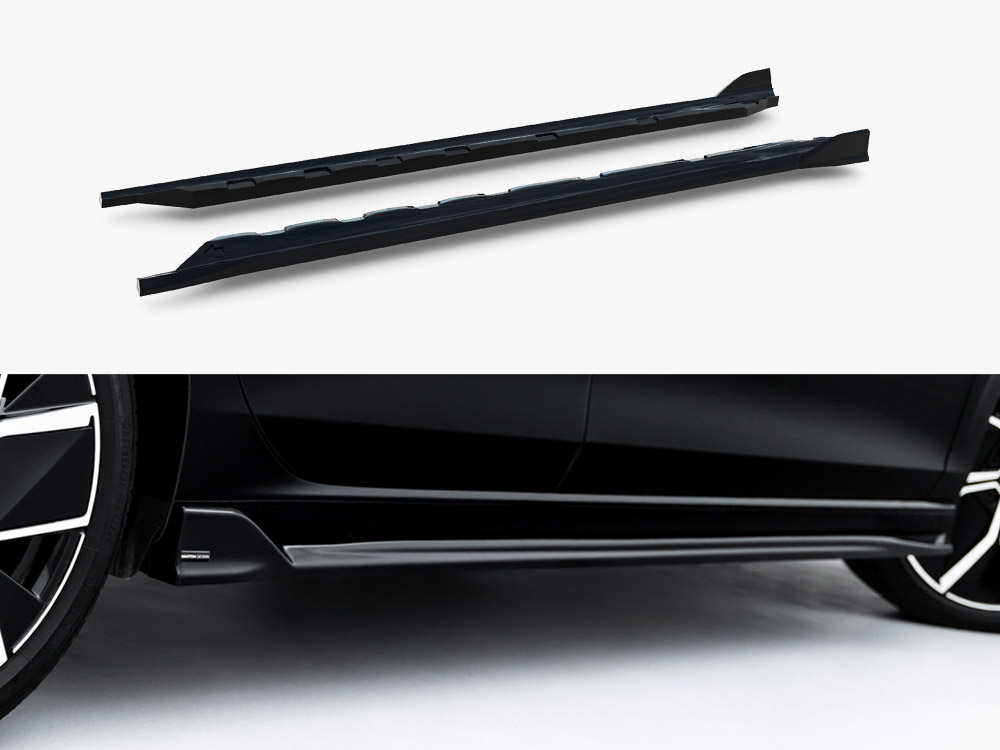 Side Skirts Diffusers compatible with Volkswagen Golf Mk8 Facelift - 1 