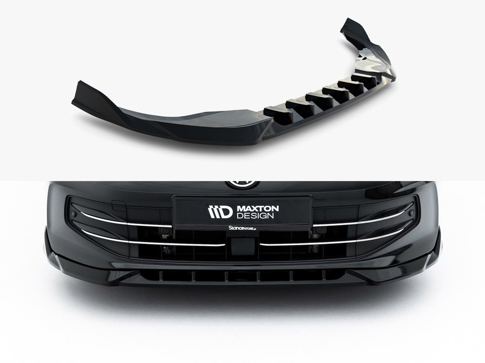 Front Splitter V.1 compatible with Volkswagen Golf Mk8 Facelift - 1 