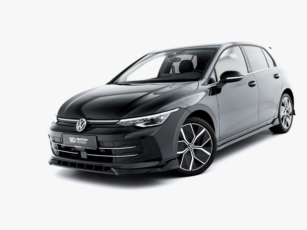 Front Splitter V.1 compatible with Volkswagen Golf Mk8 Facelift - 2 