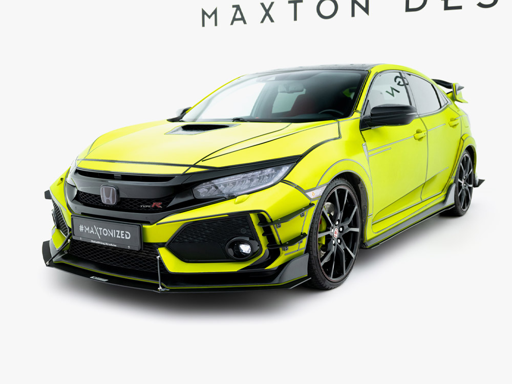 Front Racing Splitter V.1 compatible with Honda Civic Type-R Mk10 / Mk10 Facelift - 2 
