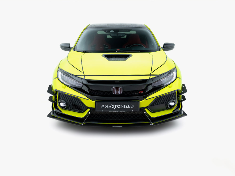 Front Racing Splitter V.1 compatible with Honda Civic Type-R Mk10 / Mk10 Facelift - 3 