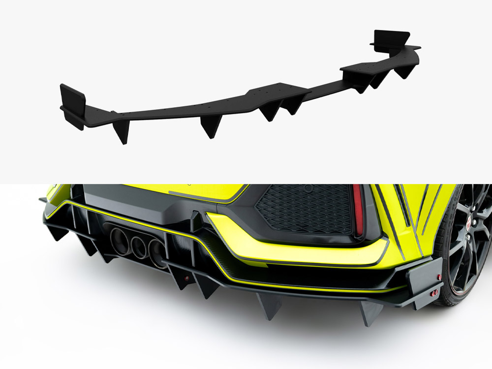 Street PRO Rear Diffuser Honda Civic Type-R Mk10 / Mk10 Facelift - 1 