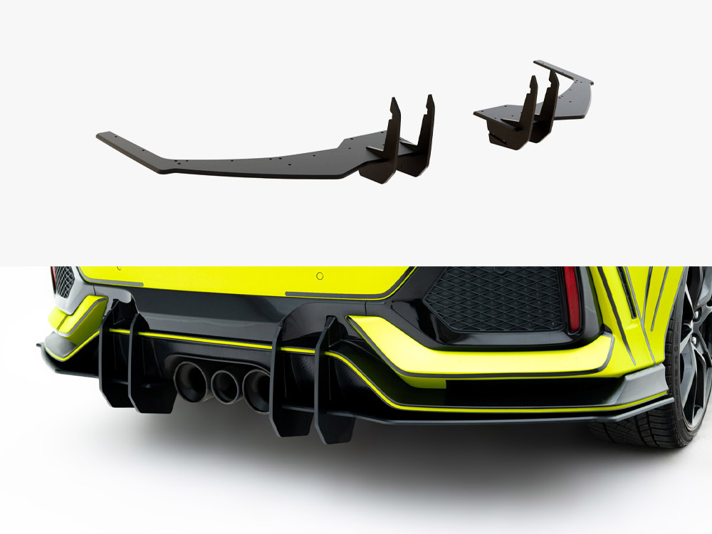Street PRO Rear Diffuser V.2 Honda Civic Type-R Mk10 / Mk10 Facelift - 1 