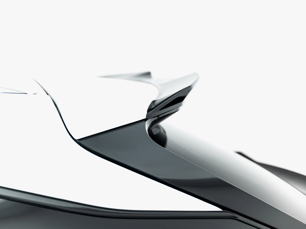 Upper Spoiler CAP 3D Lexus RX F-Sport Mk4 Facelift - 5 