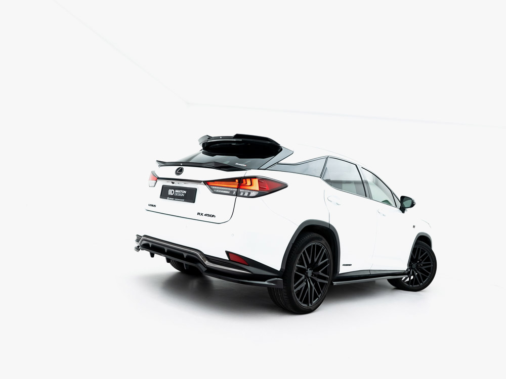 Rear Splitter (Vertical Bars) Lexus RX F-Sport Mk4 Facelift - 3 