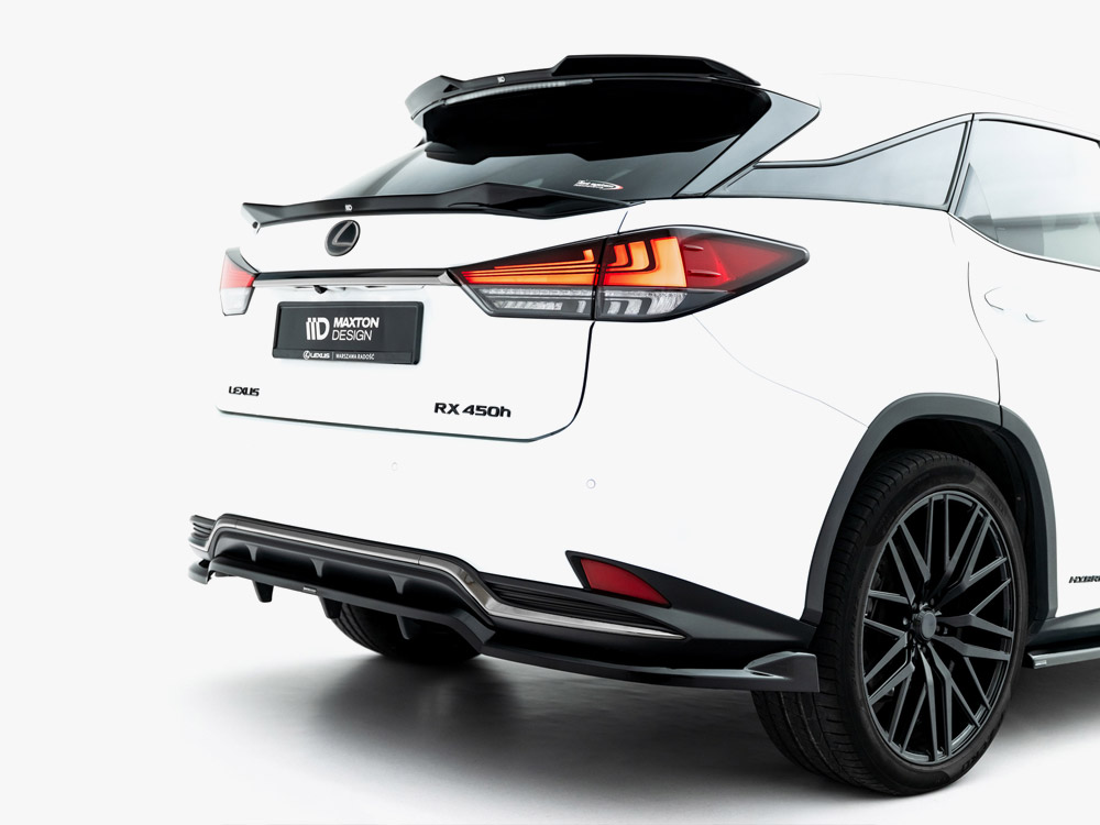 Rear Splitter (Vertical Bars) Lexus RX F-Sport Mk4 Facelift - 4 