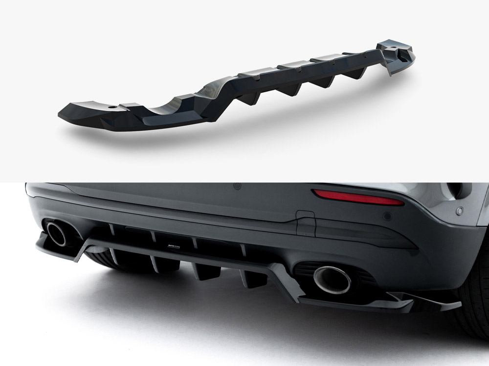 Rear Splitter (Vertical Bars) Mercedes-AMG GLA 35 H247 Facelift - 1 