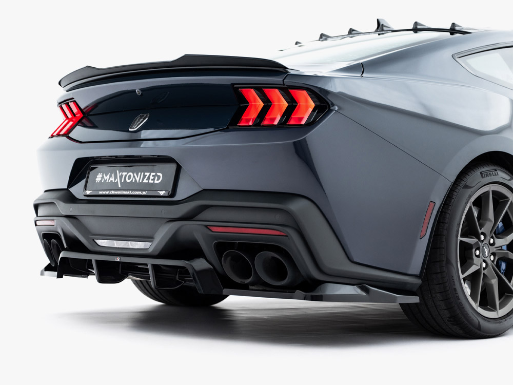 Rear Splitter (Vertical Bars) Ford Mustang Dark Horse Mk7 - 4 