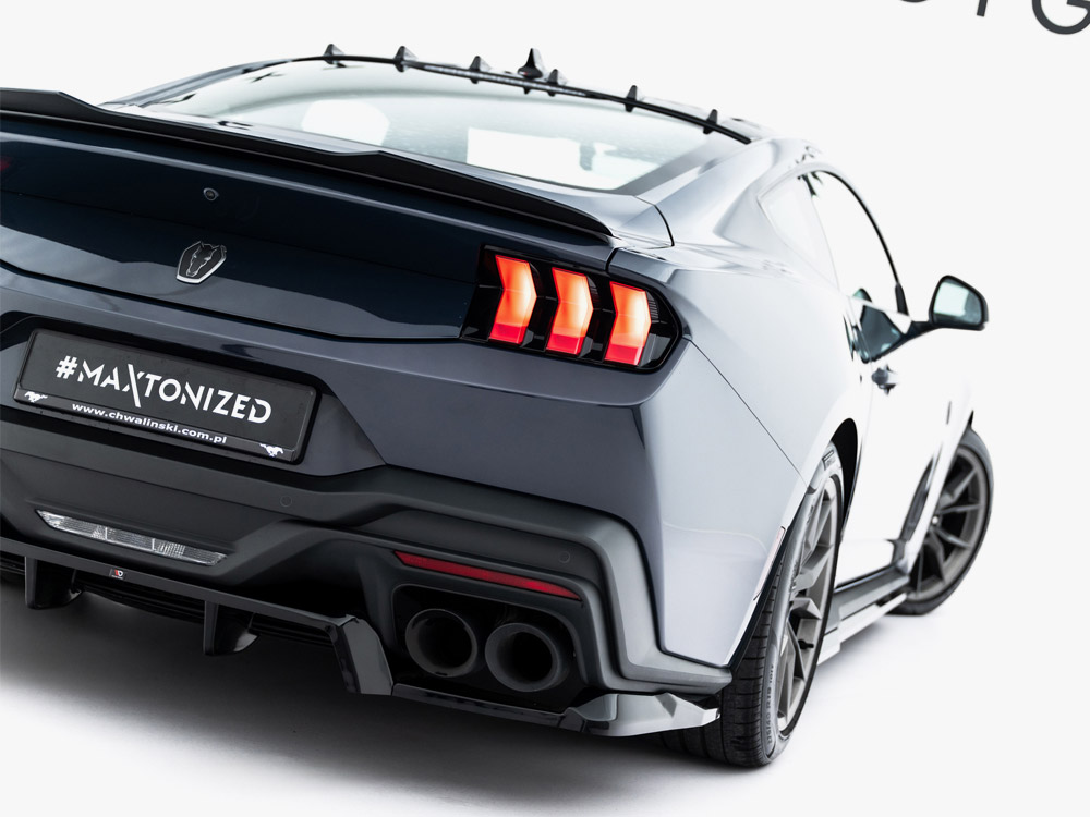 Rear Splitter (Vertical Bars) Ford Mustang Dark Horse Mk7 - 6 