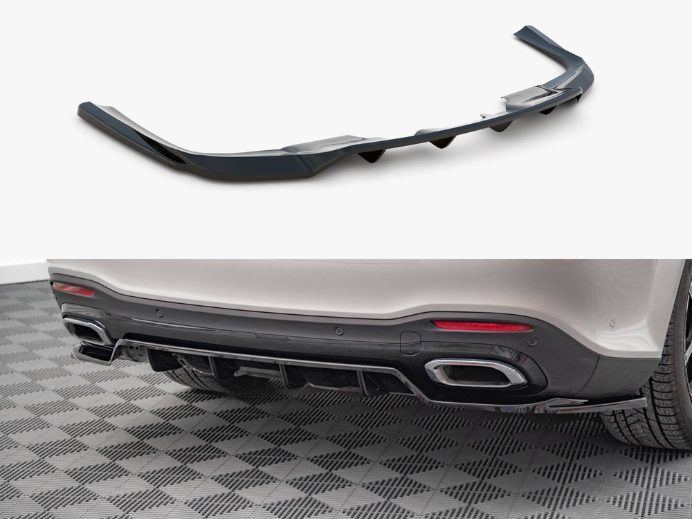 Rear Splitter (Vertical Bars) V.1 Mercedes-Benz GLS AMG-Line X167 - 1 