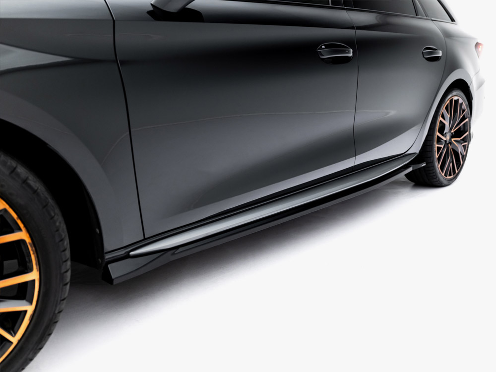 Side Skirt Diffusers V.2 Cupra Leon ST / Hatchback Aero Mk1 Facelift - 5 