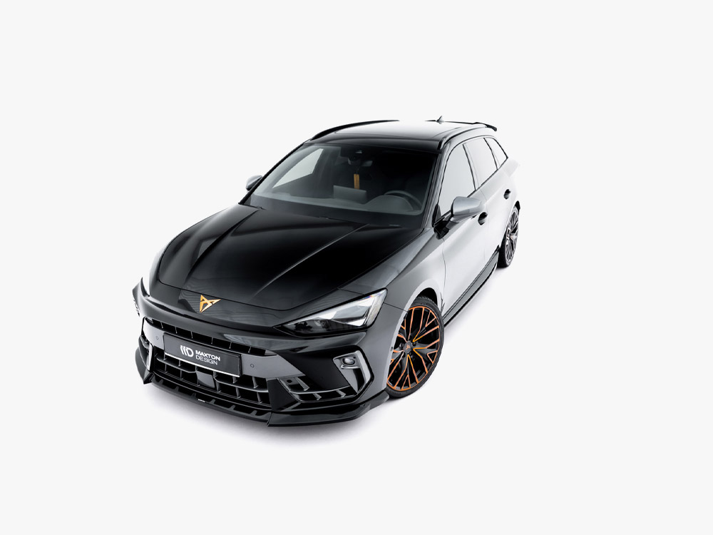 Front Splitter V.2 Cupra Leon ST / Hatchback Mk1 Facelift - 4 