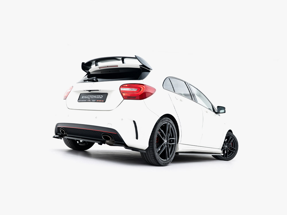 Rear Splitter (Vertical Bars) Mercedes W176 AMG-Line Pre-Facelift - 2 