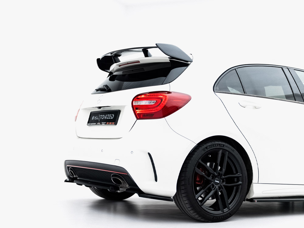 Rear Splitter (Vertical Bars) Mercedes W176 AMG-Line Pre-Facelift - 3 