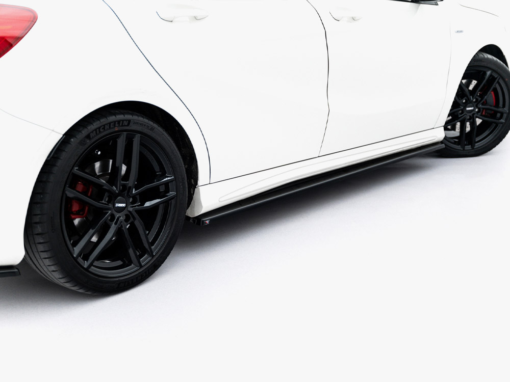 Side Skirt Diffusers Mercedes W176 AMG-Line Pre-Facelift - 5 