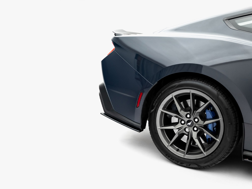 Street PRO Rear Side Splitters Ford Mustang Dark Horse Mk7 - 6 