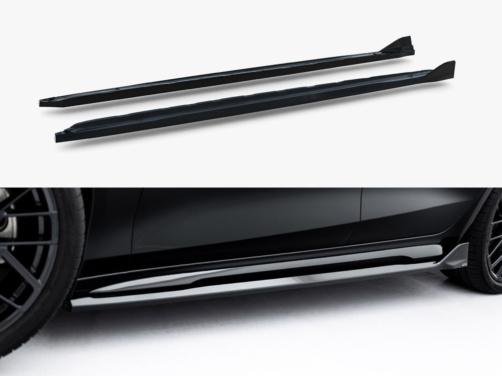 Side Skirt Diffusers V.2 Audi A6 S-Line C9 - 1 