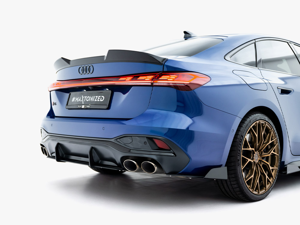 Street PRO Rear Side Splitters + Flaps Audi S5 Sedan / Avant B10 - 3 