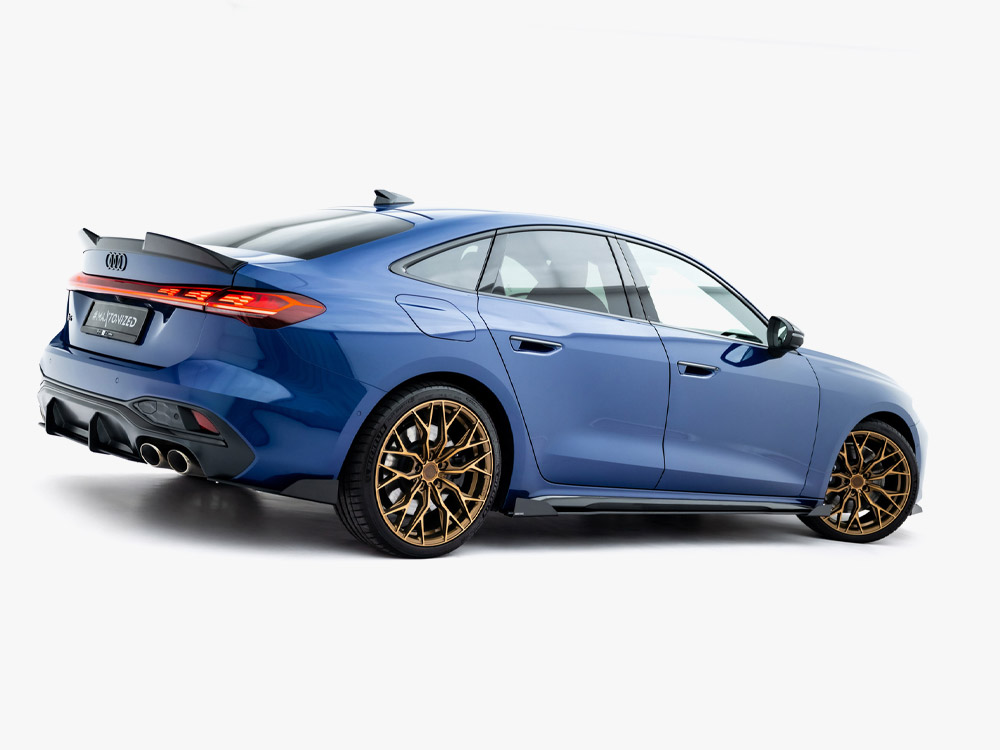 Street PRO Side Skirt Diffusers + Flaps Audi A5 S-Line / S5 Sedan / Avant B10 - 3 