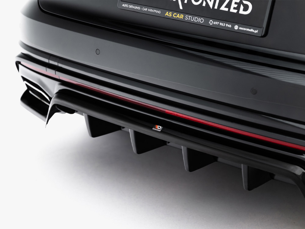 Rear Splitter (Vertical Bars) Volkswagen Touareg R-Line Mk3 Facelift - 7 