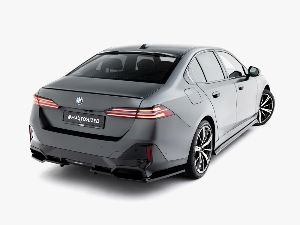 Rear Splitter (Vertical Bars) V.2 BMW 5 / i5 M-Pack Sedan / Touring G60 / G61 - 3 