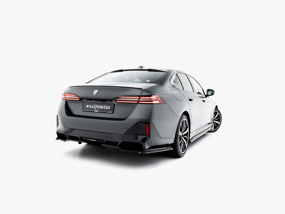 Rear Splitter (Vertical Bars) V.1 BMW 5 / i5 M-Pack Sedan / Touring G60 / G61 - 3 